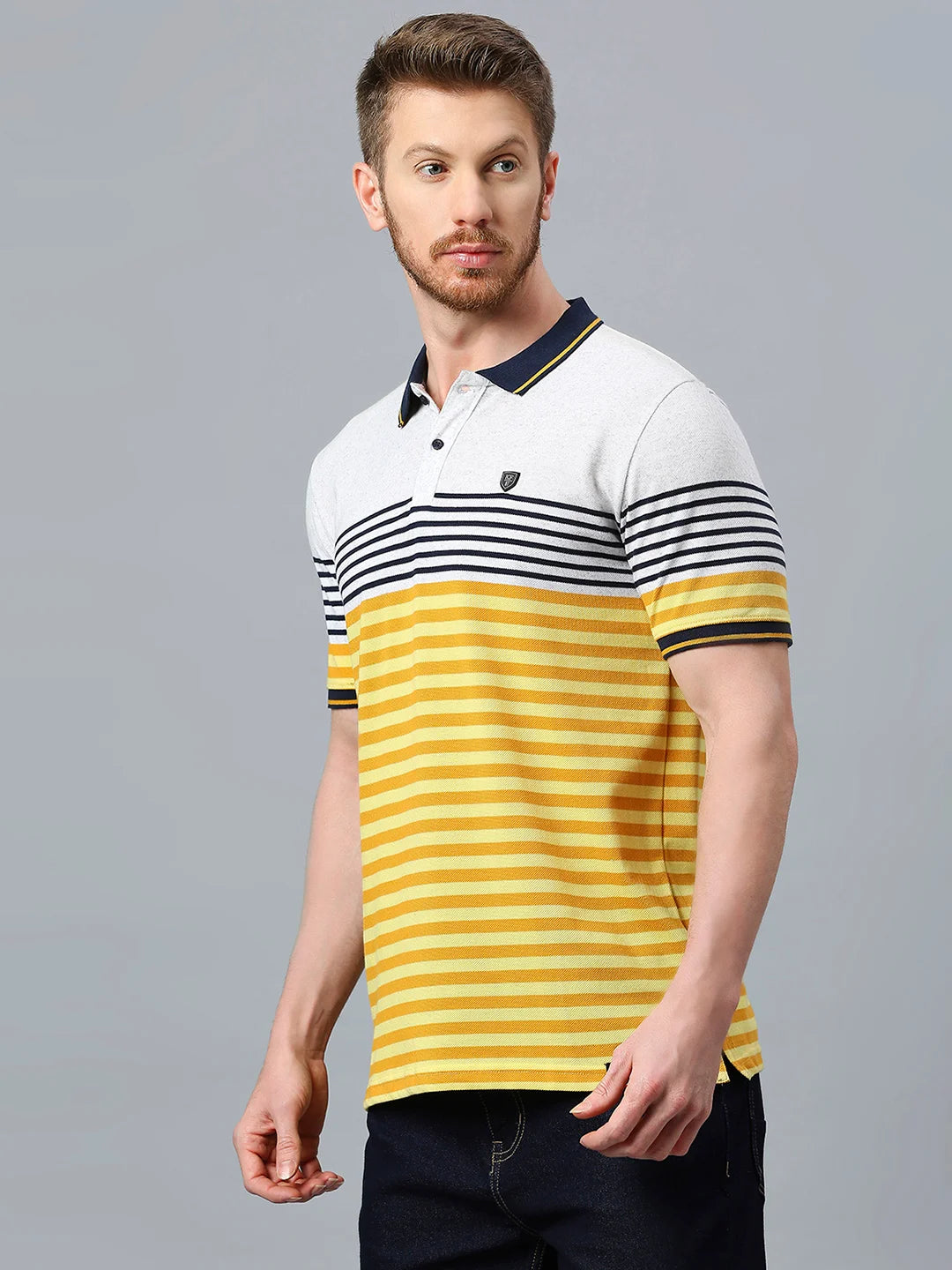 Mustard Regular Fit H/S T-Shirt