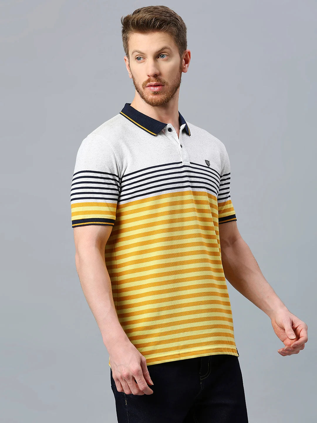 Mustard Regular Fit H/S T-Shirt