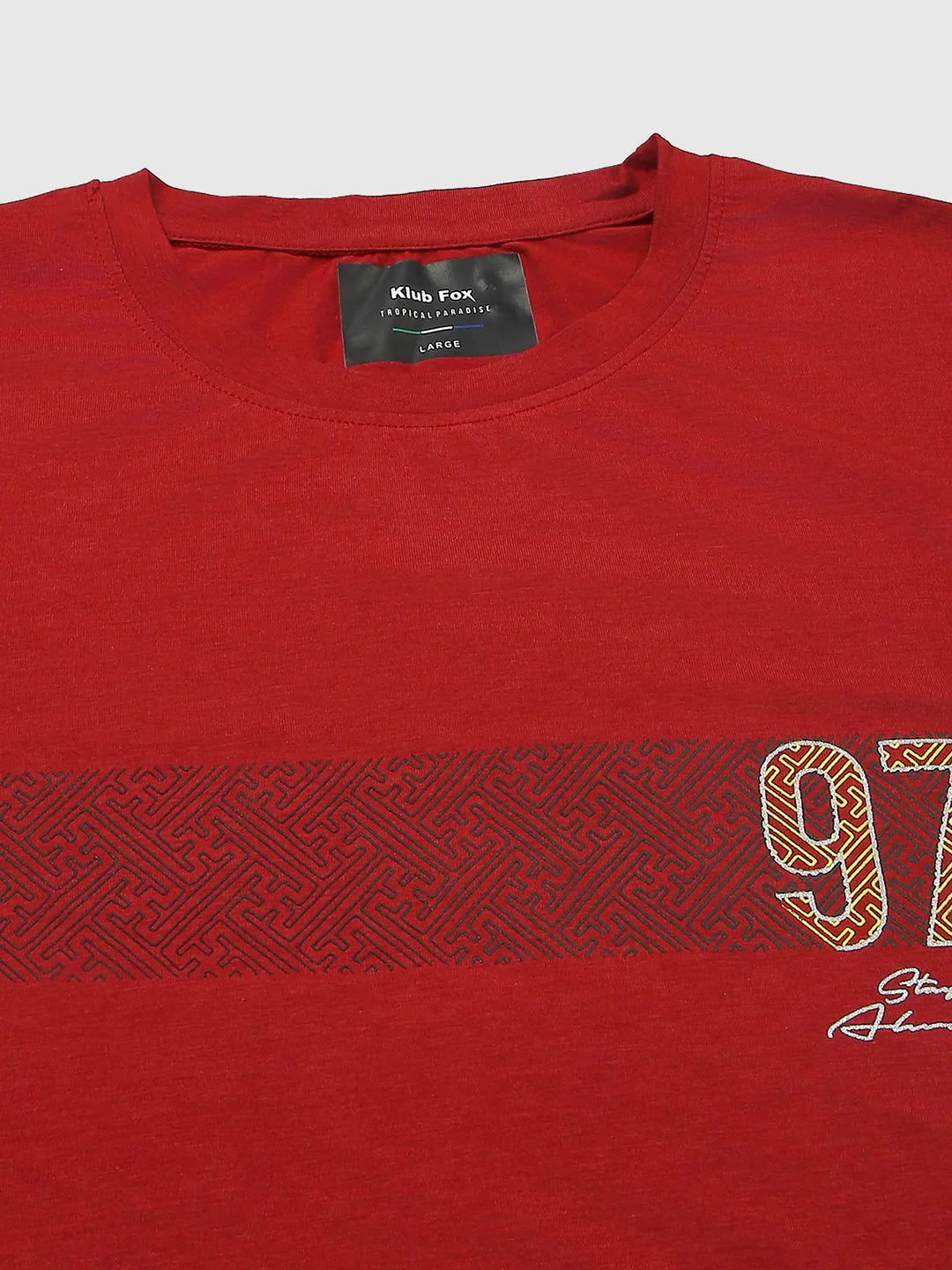 Brick Red Regular Fit H/S T-SHIRT