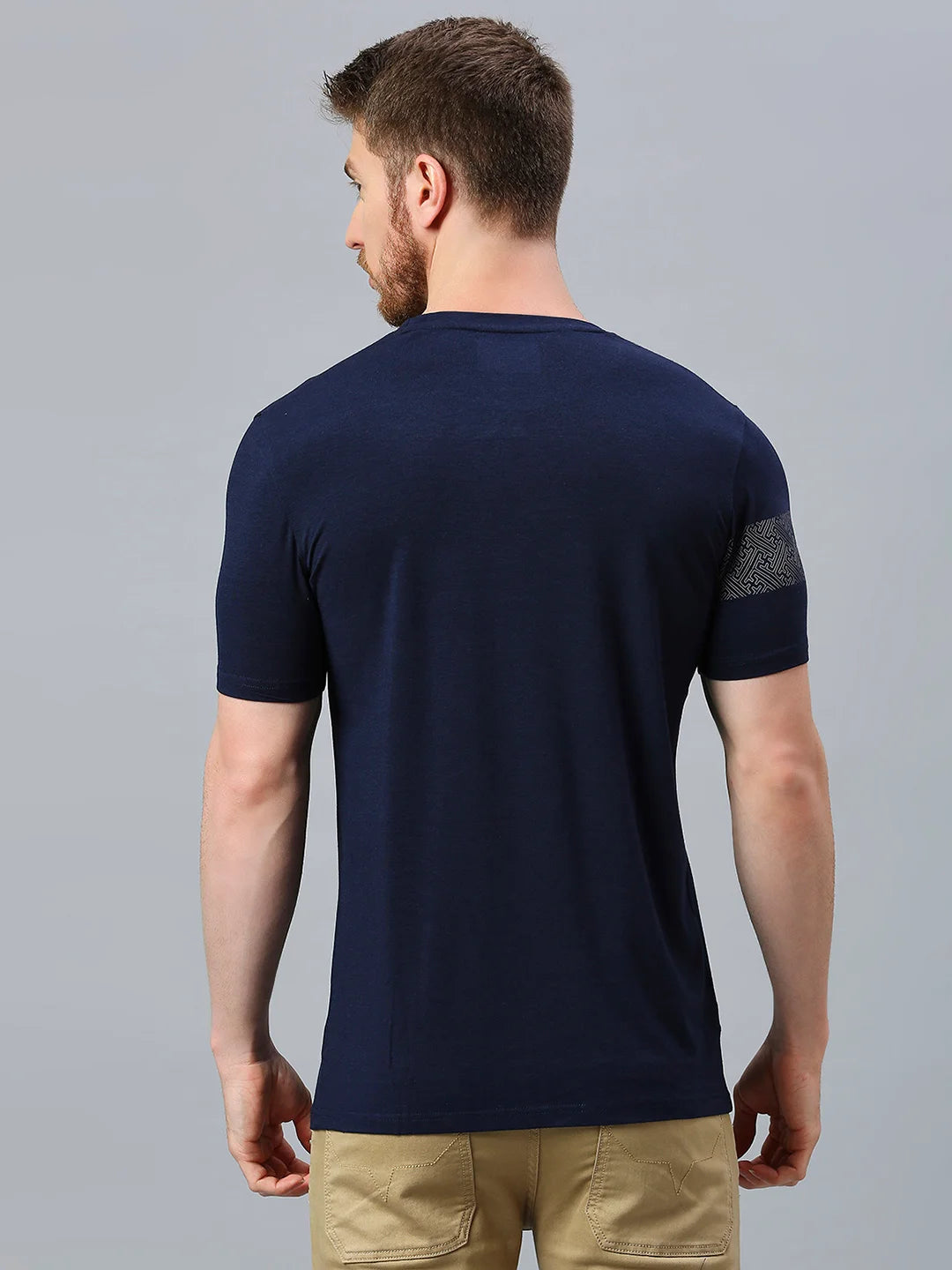 Navy Regular Fit H/S T-SHIRT