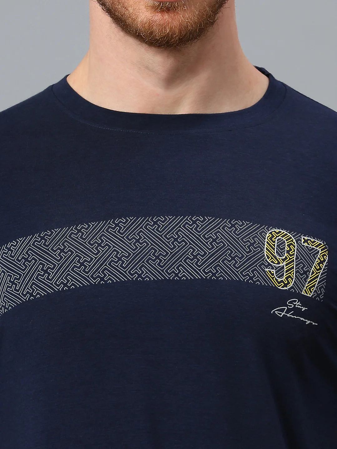 Navy Regular Fit H/S T-SHIRT