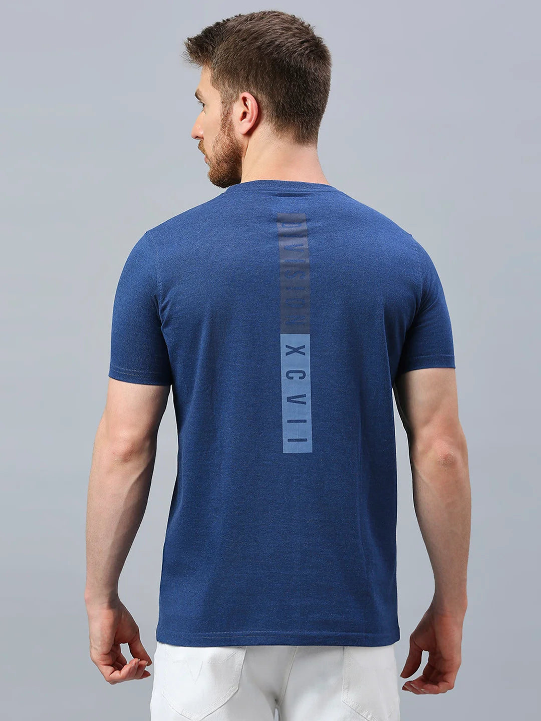 Navy Regular Fit H/S T-SHIRT