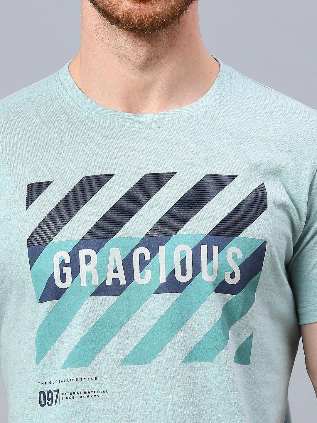 Graffiti Drop Celeste Blue T-Shirt