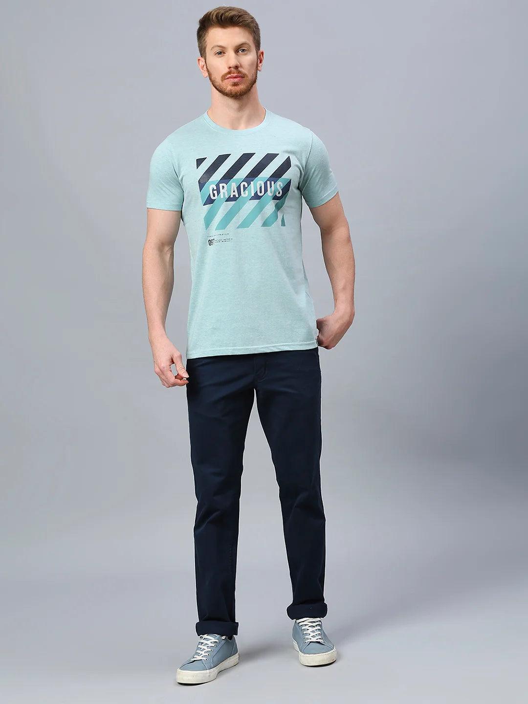 Graffiti Drop Celeste Blue T-Shirt