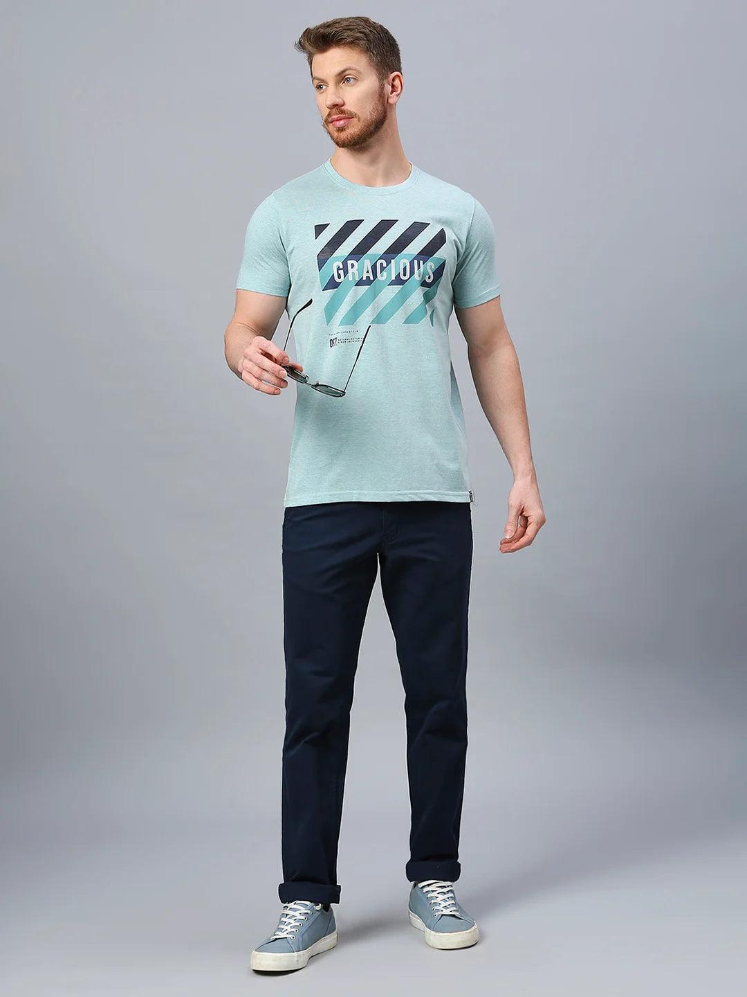 Graffiti Drop Celeste Blue T-Shirt