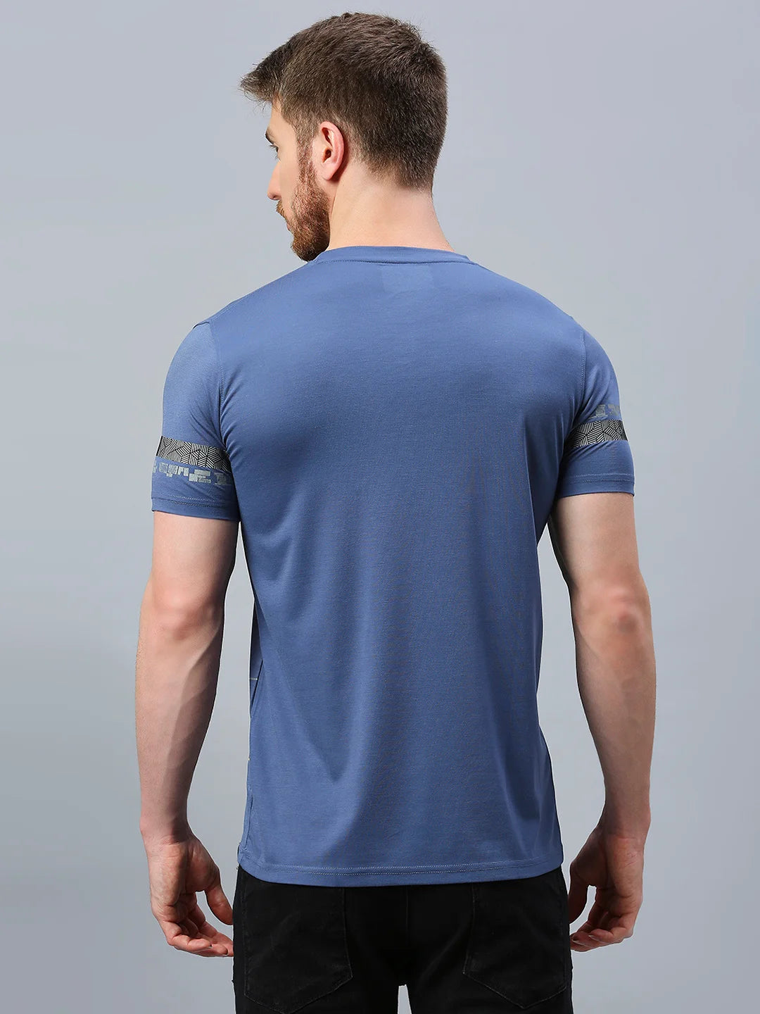 T Blue Regular Fit H/S T-SHIRT