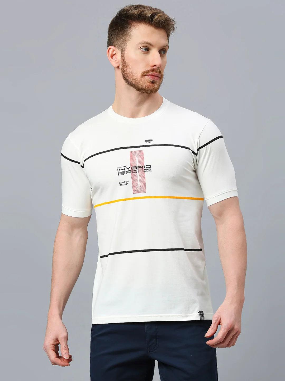 Off White Printed T-Shirt