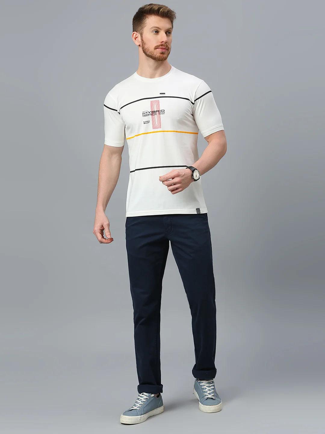 Off White Printed T-Shirt