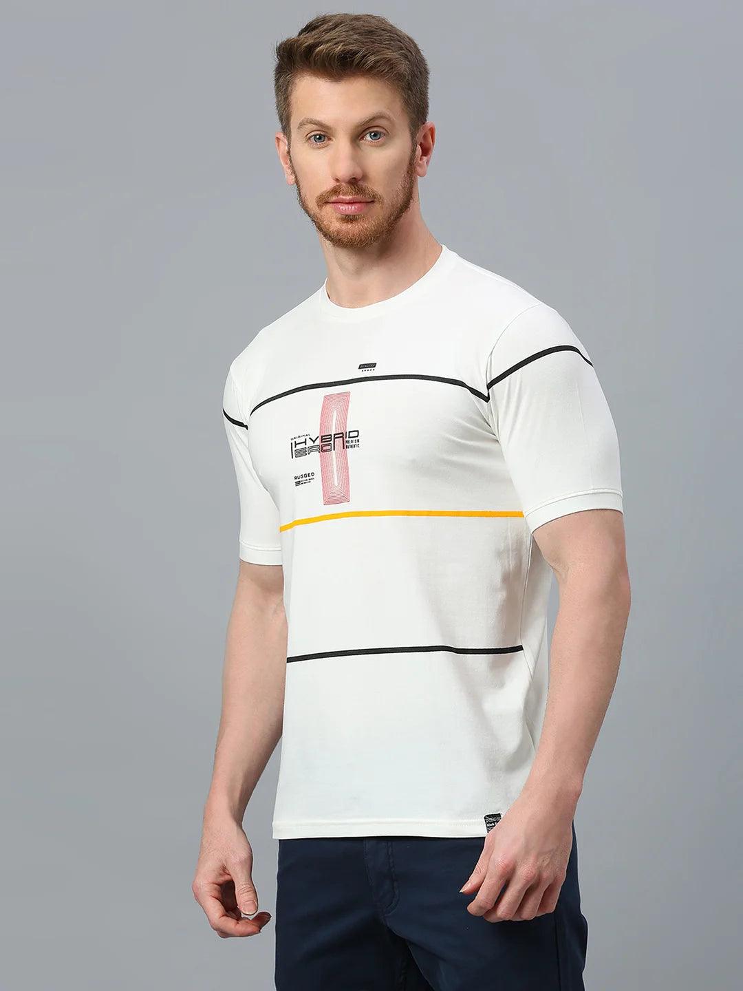 Off White Printed T-Shirt