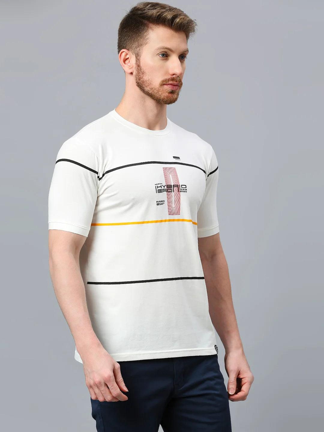 Off White Printed T-Shirt