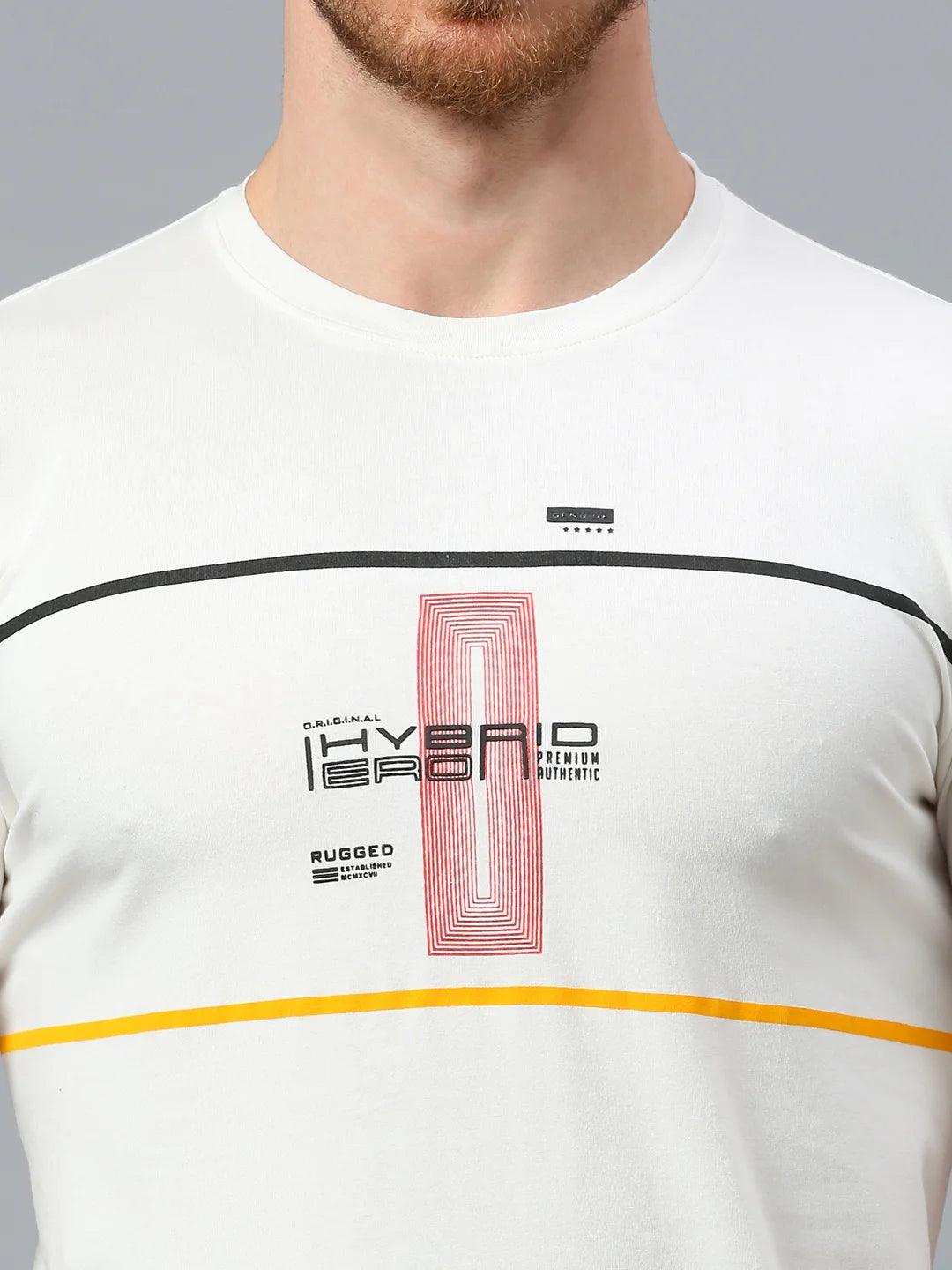 Off White Printed T-Shirt