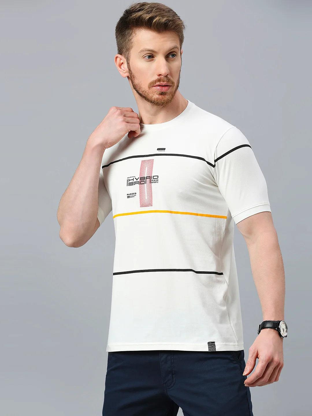 Off White Printed T-Shirt