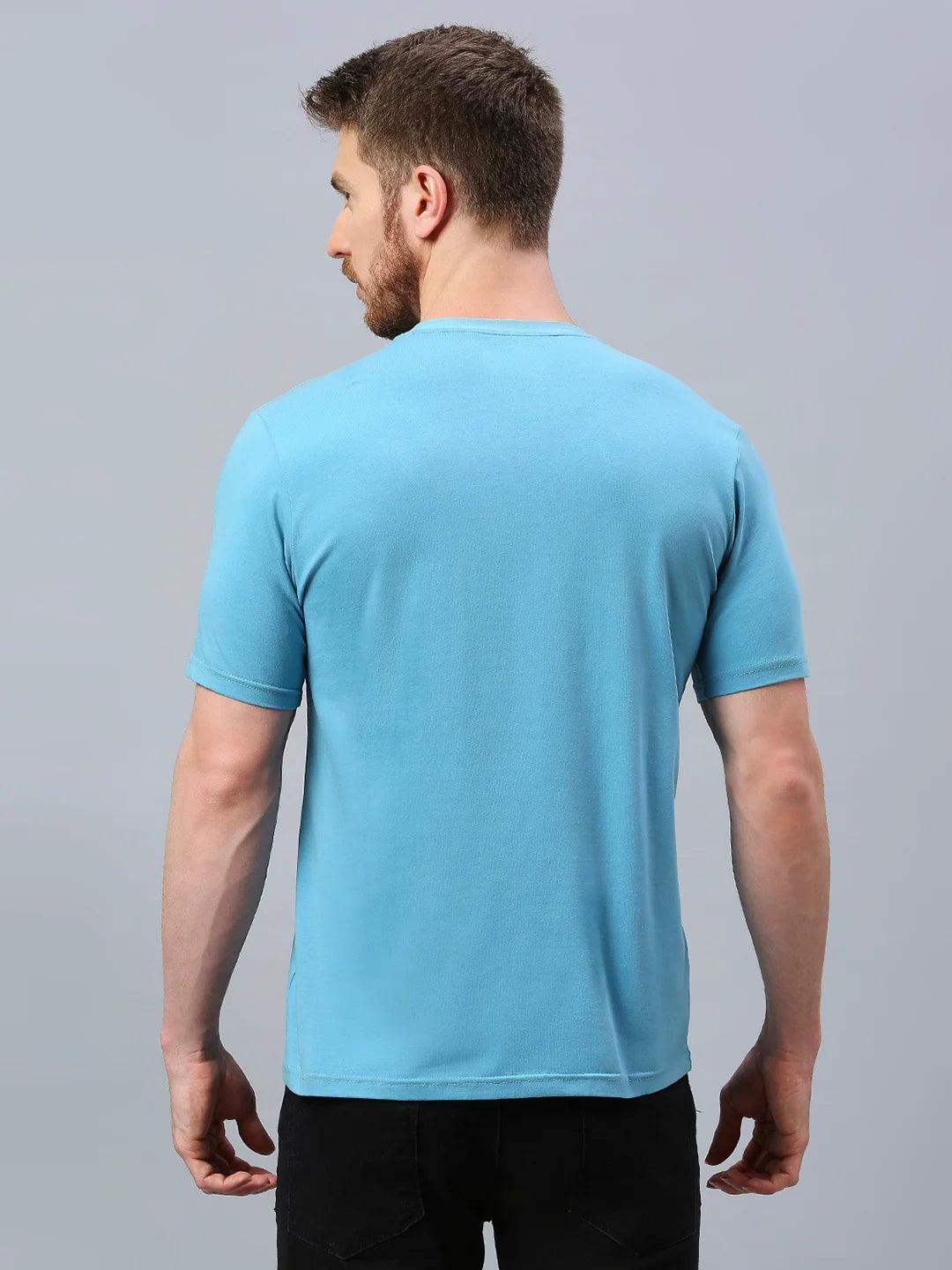 Blue Regular Fit H/S T-SHIRT