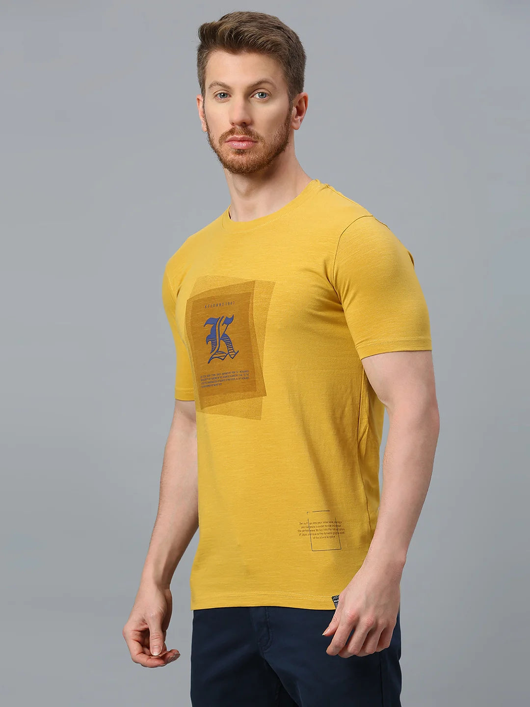 Mustard Regular Fit H/S T-SHIRT