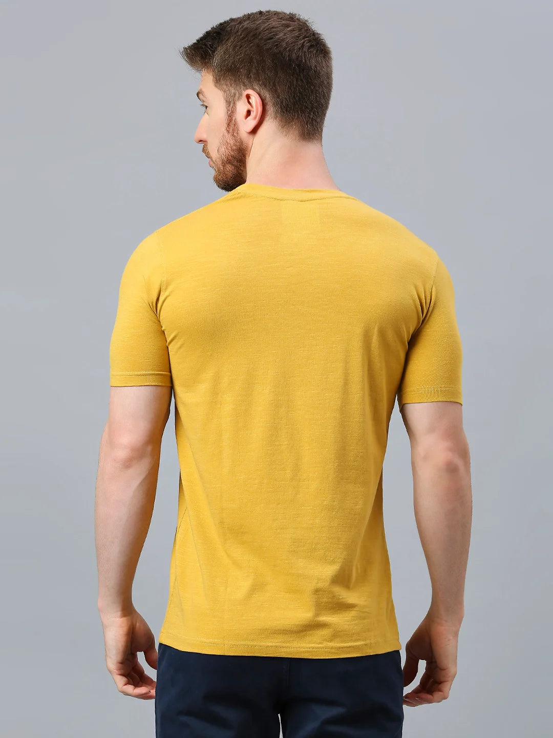 Mustard Regular Fit H/S T-SHIRT