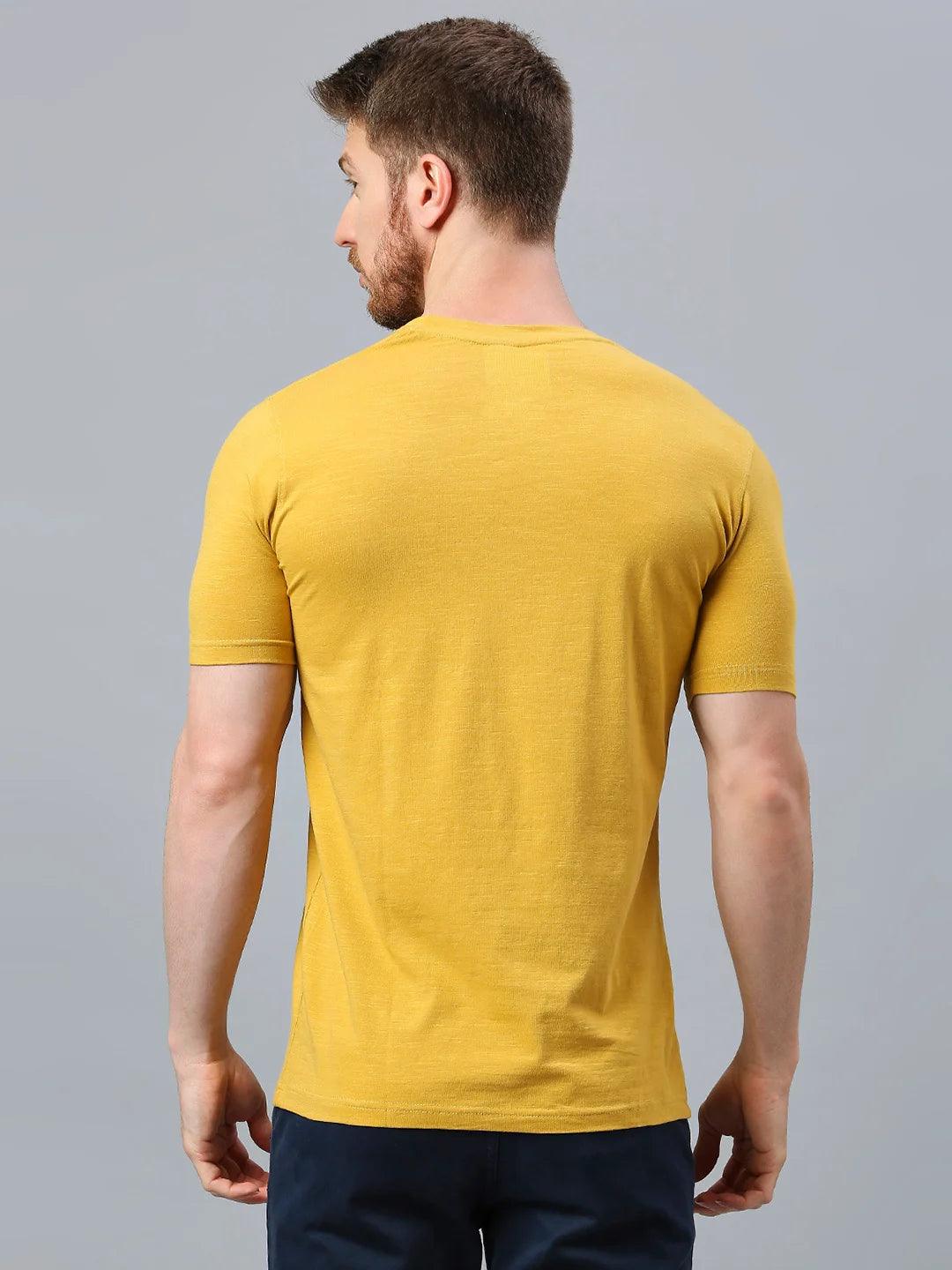Mustard Printed T-Shirt
