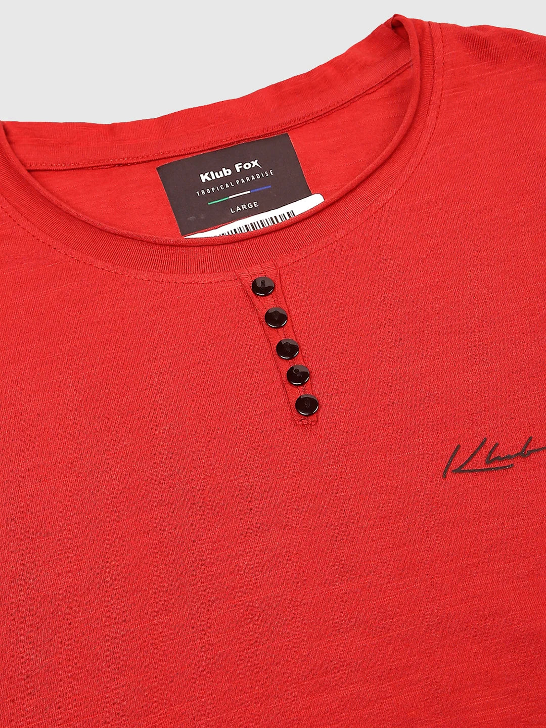 Brick Red Regular Fit H/S T-SHIRT