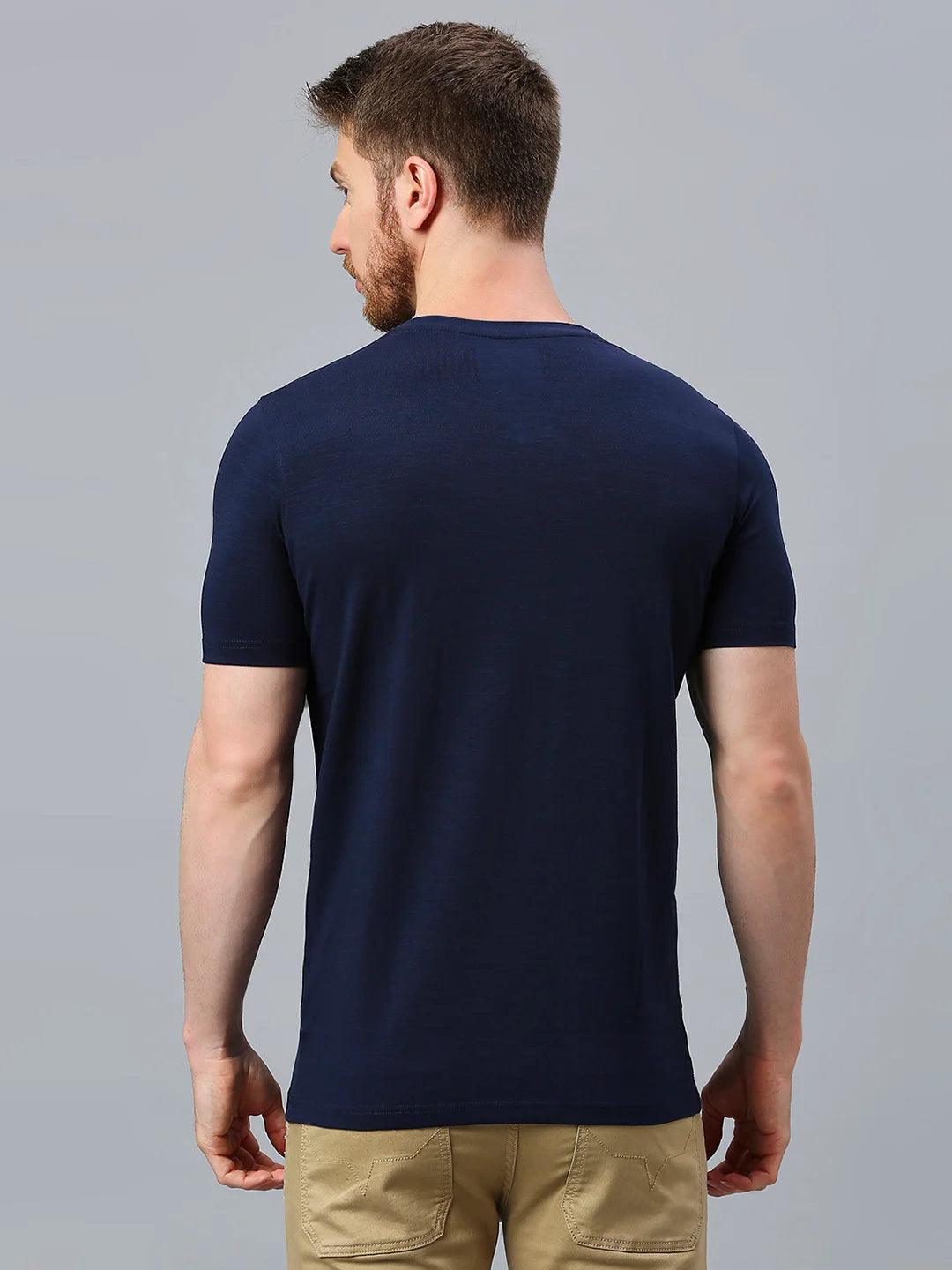 Minimal X Navy T-Shirt