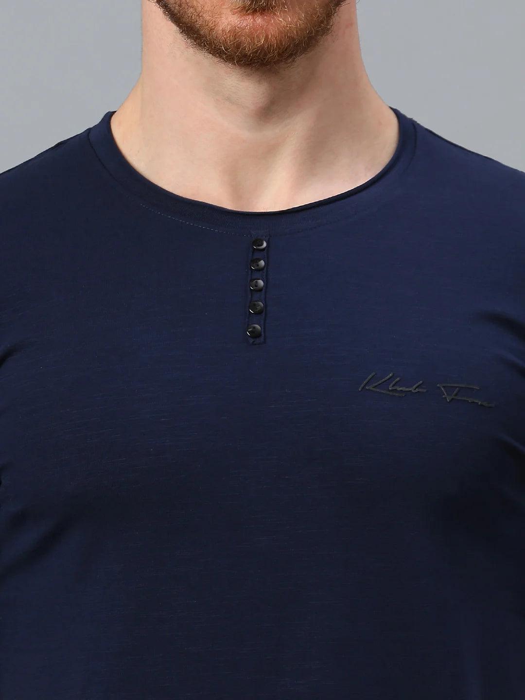 Minimal X Navy T-Shirt