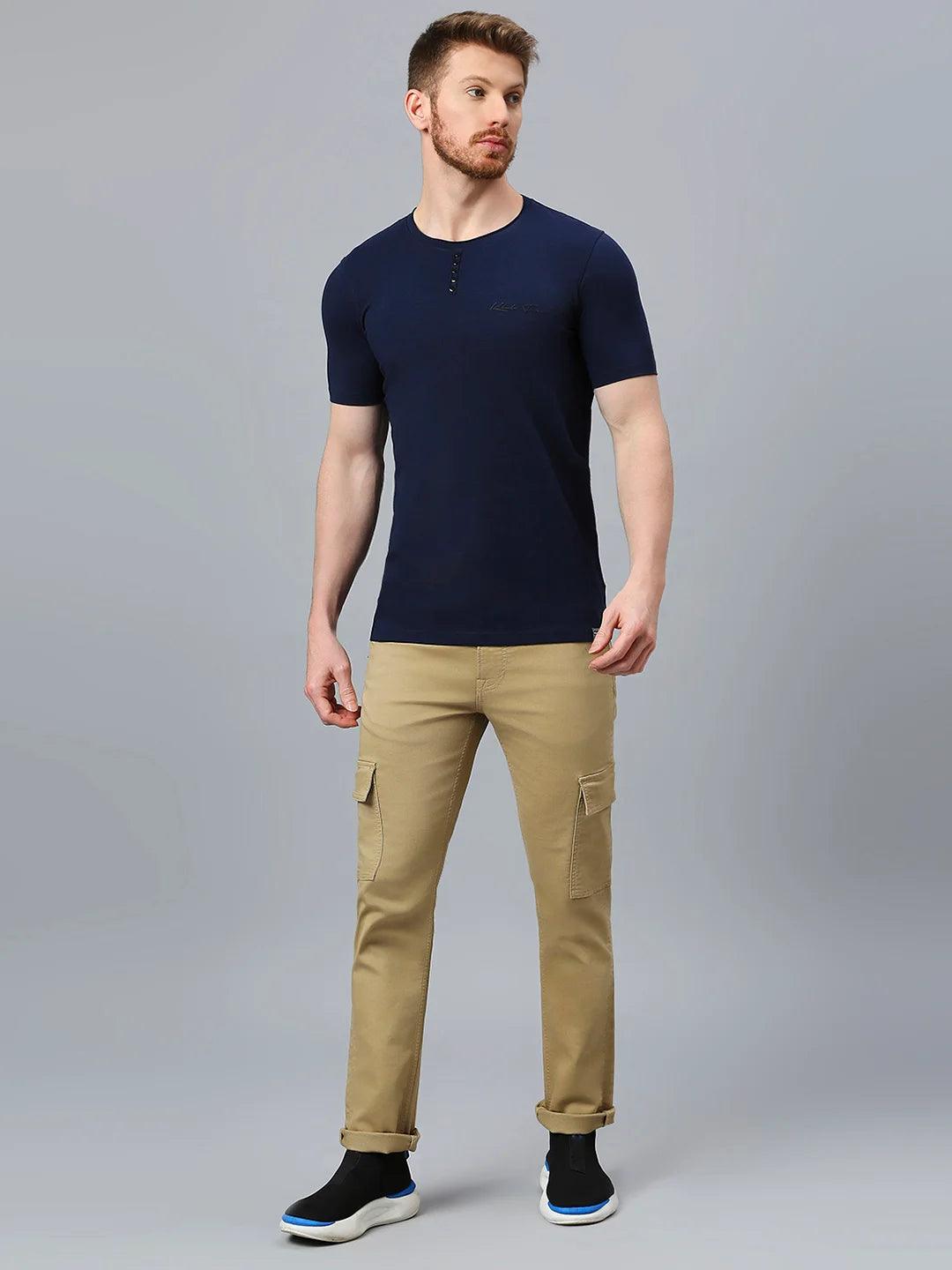 Minimal X Navy T-Shirt