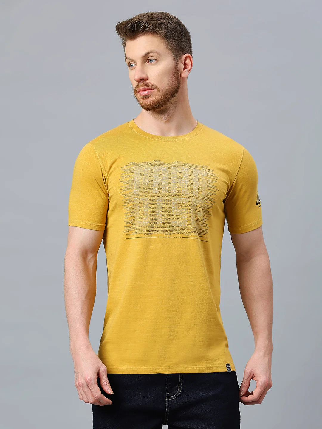 Mustard Regular Fit H/S T-SHIRT