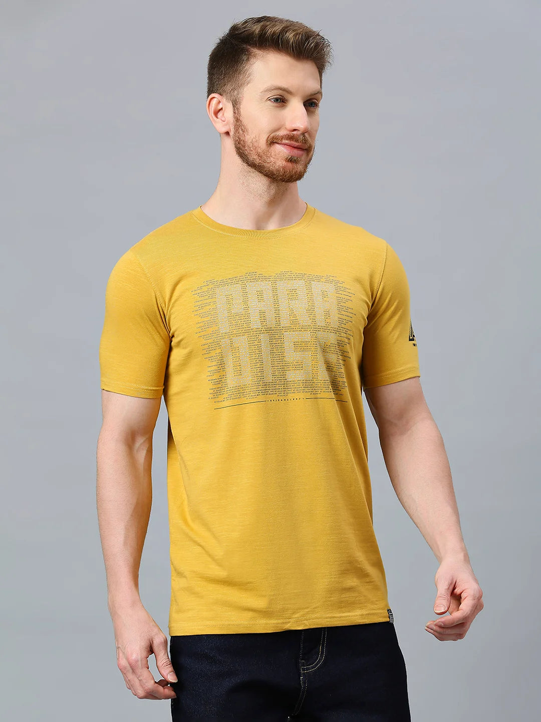 Mustard Regular Fit H/S T-SHIRT