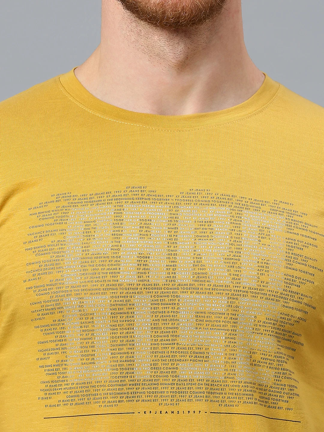 Mustard Regular Fit H/S T-SHIRT