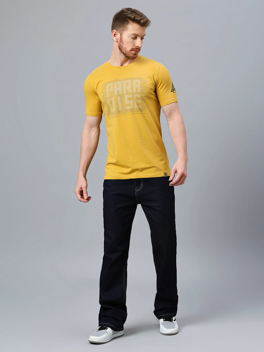 Mustard Regular Fit H/S T-SHIRT