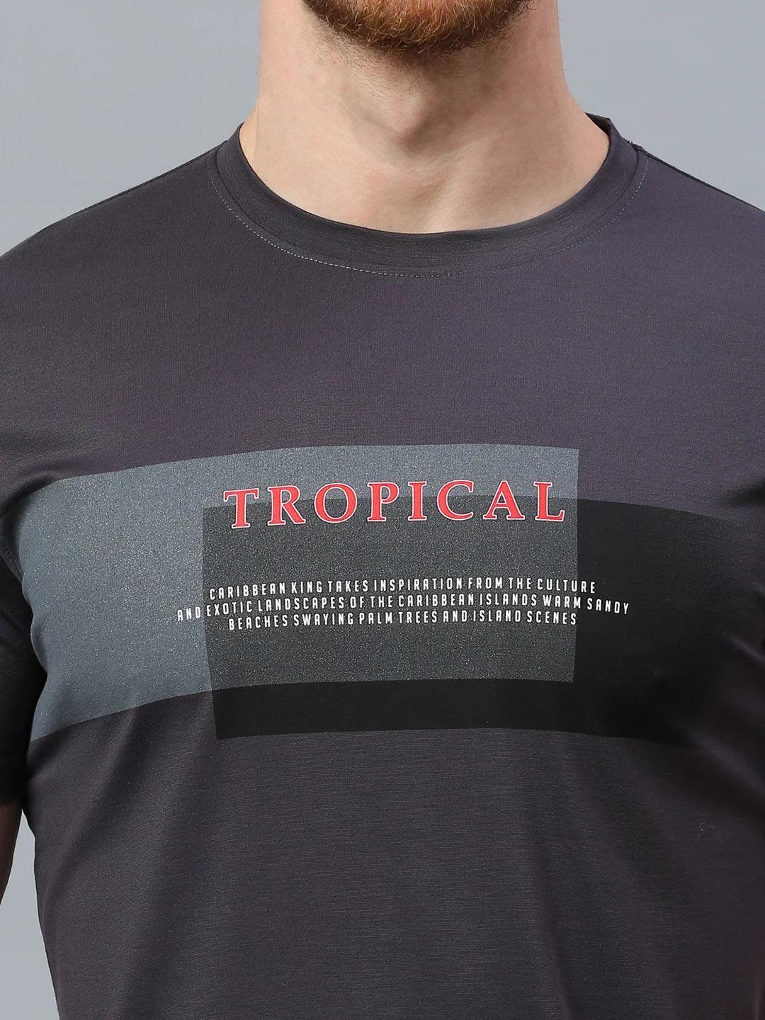 Street Hype Dark Grey Crew T-Shirt