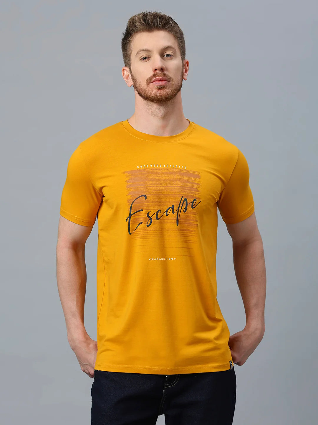 Mustard Regular Fit H/S T-SHIRT