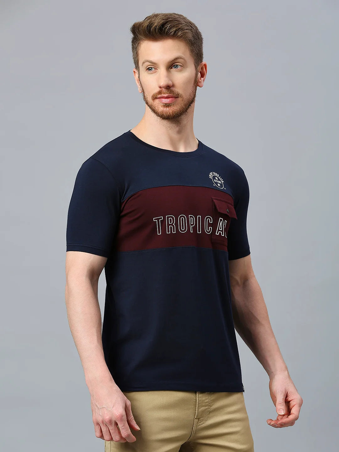 Navy Regular Fit H/S T-SHIRT