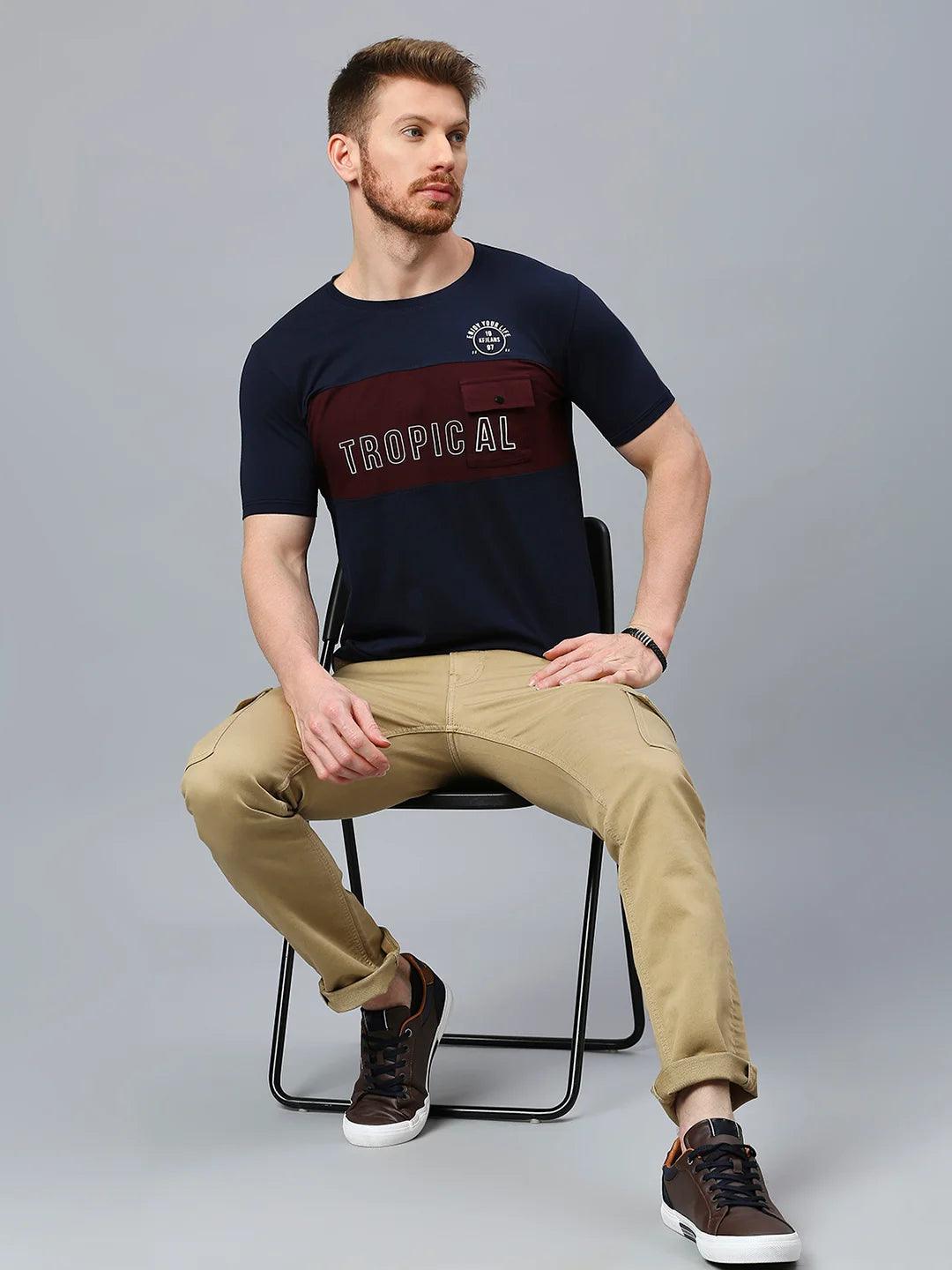 Street Hype Navy Crew T-Shirt