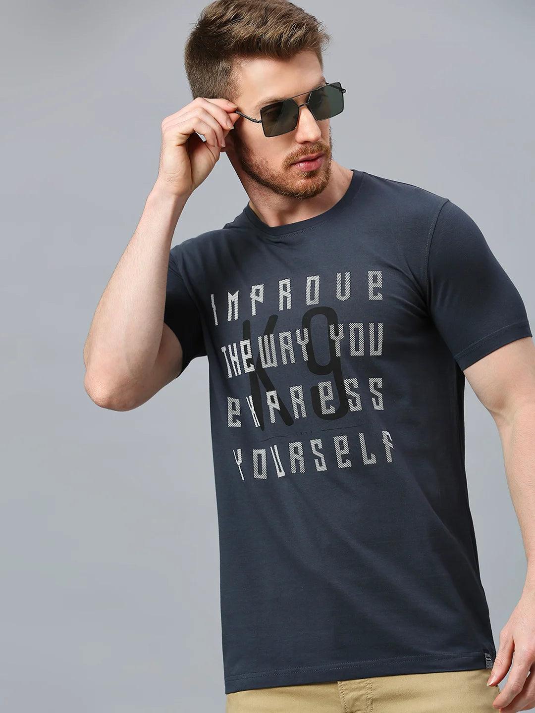 Graffiti Drop Dark Grey T-Shirt
