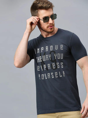 Graffiti Drop Dark Grey T-Shirt