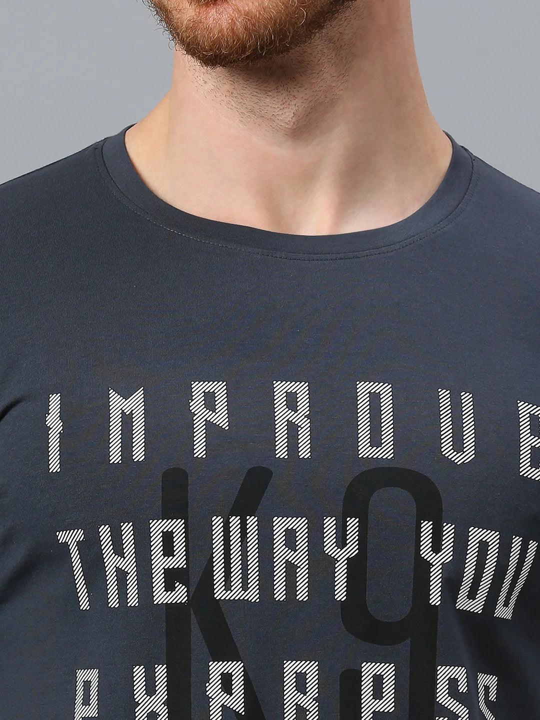 Graffiti Drop Dark Grey T-Shirt