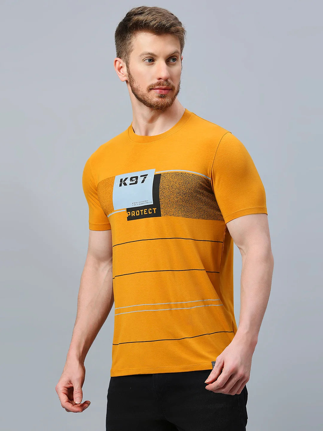 Mustard Regular Fit H/S T-SHIRT