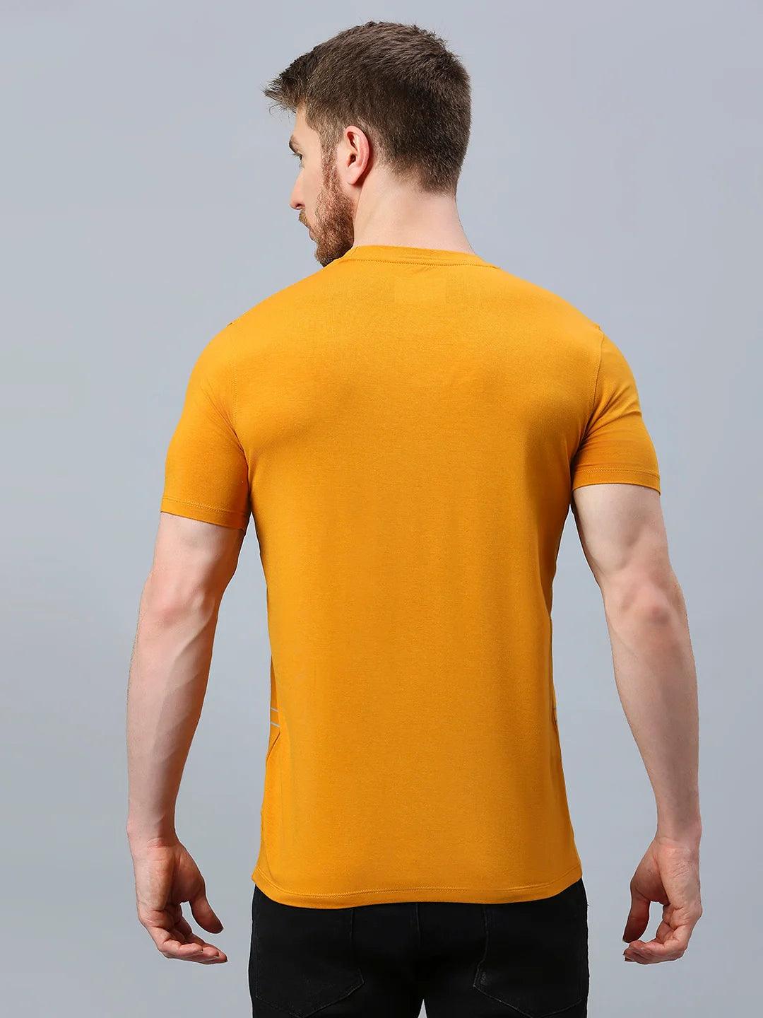 Mustard Printed T-Shirt