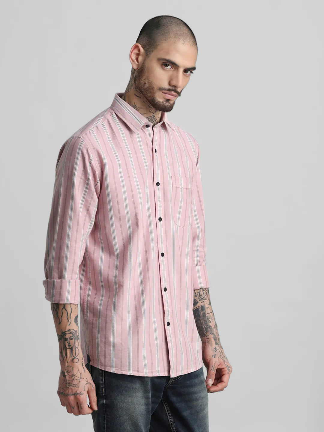 Pink Stripe Shirt