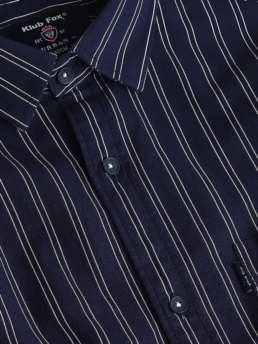 Navy Striped Shirt