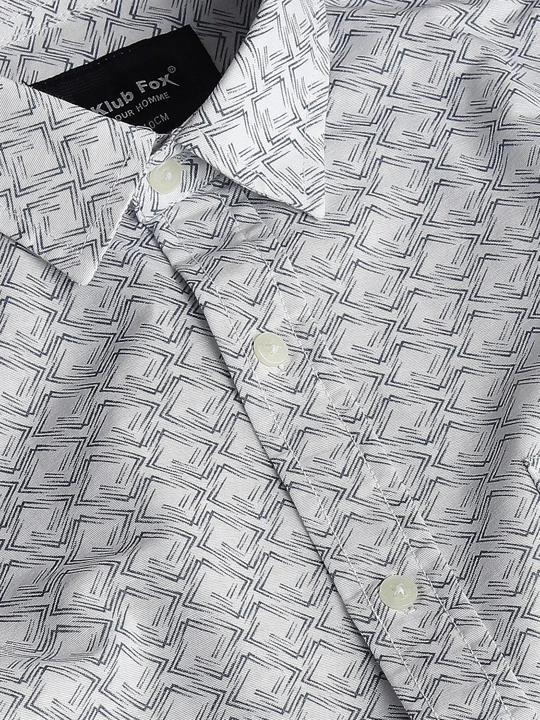 Grey Printed Shirt
