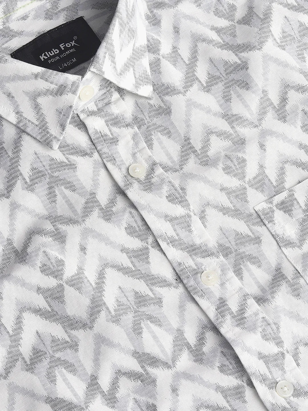 Grey Printed Shirt