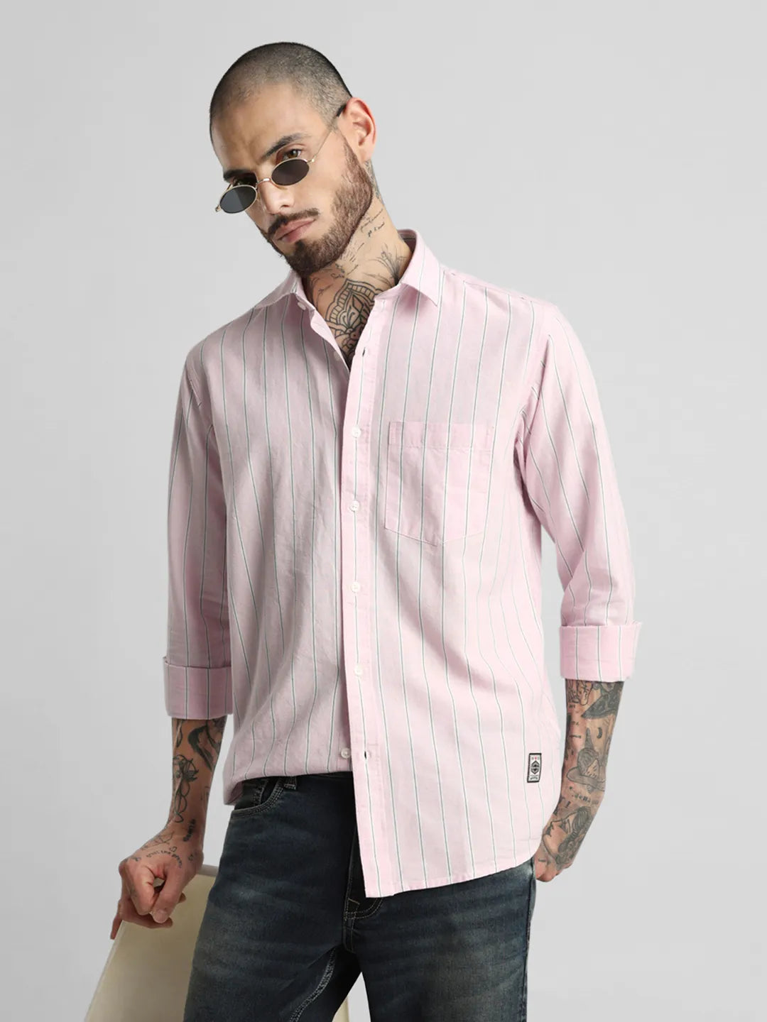 Pink Stripe Shirt