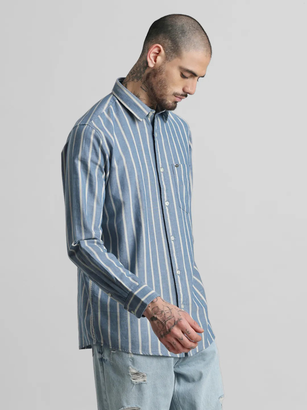Blue Striped Shirt