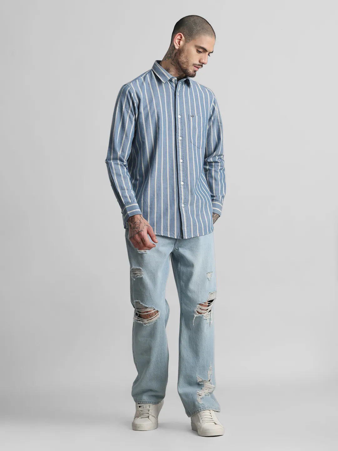Blue Striped Shirt