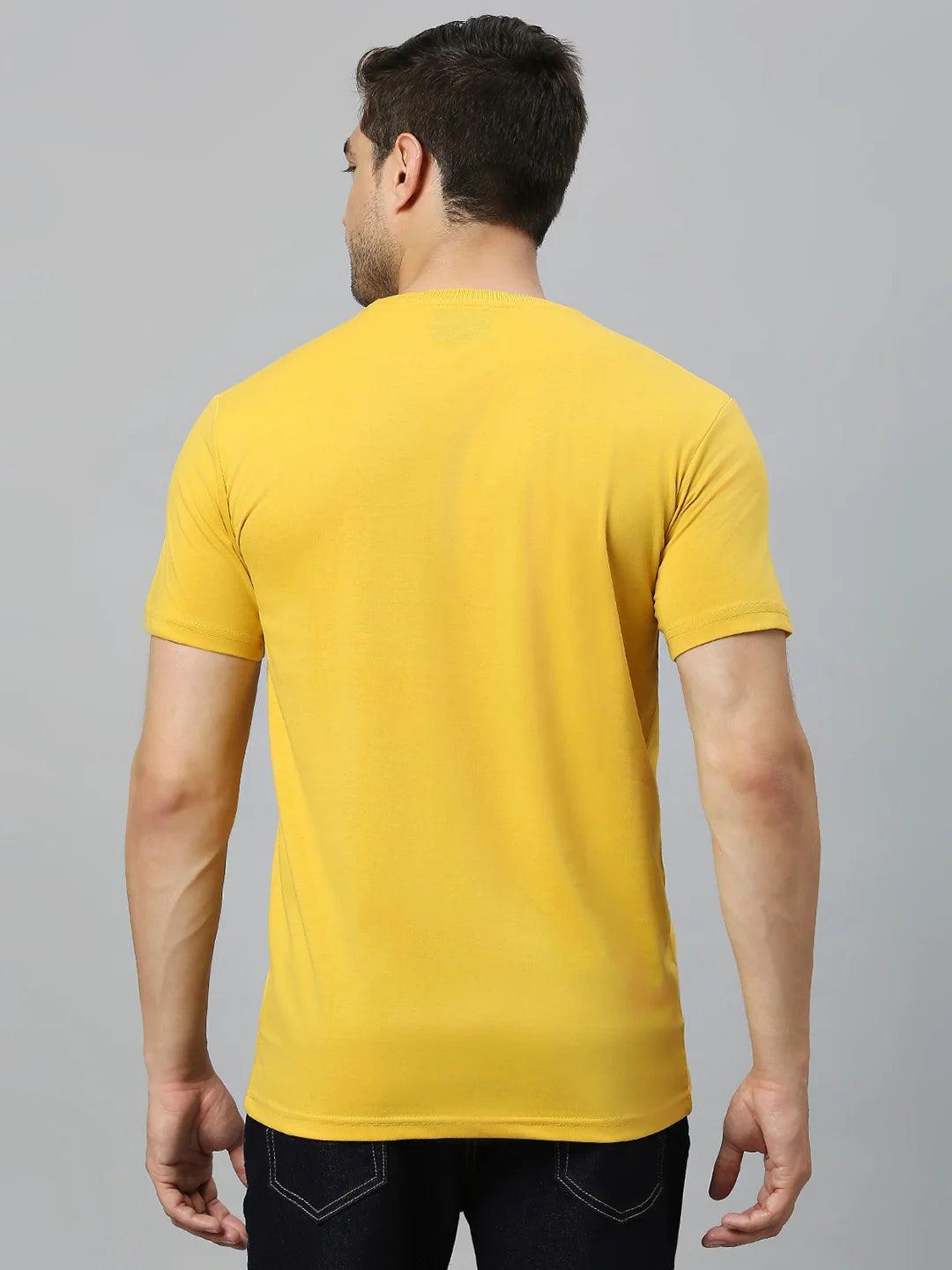 Mustard Printed T-Shirt