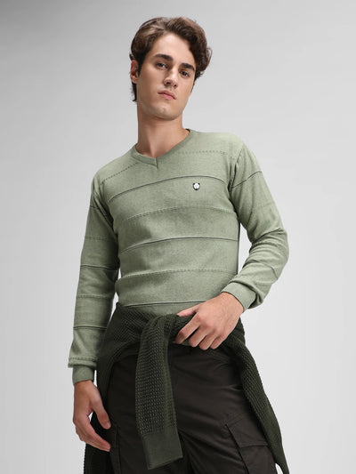 Pista Melange Solid Sweater