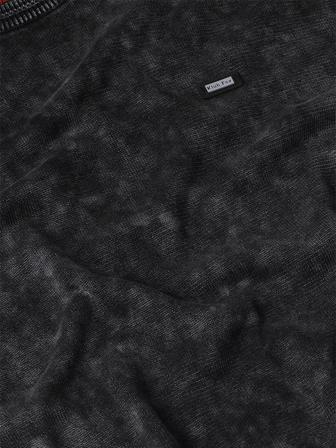 Black Solid Sweater
