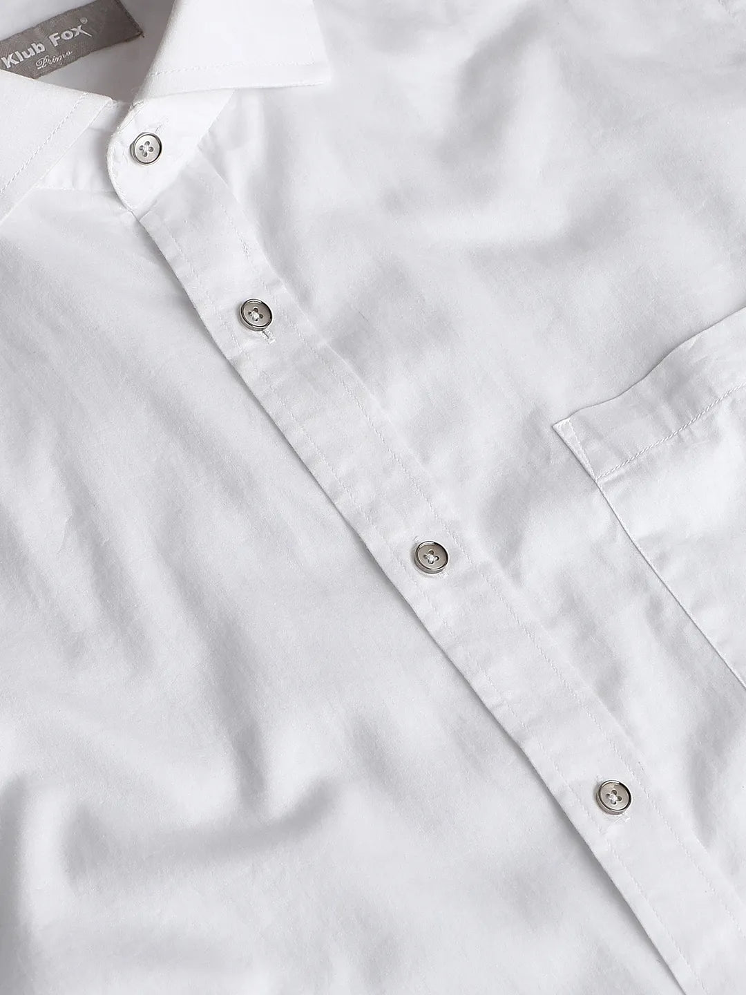 White Solid Shirt