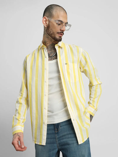Yellow Striped Shirt