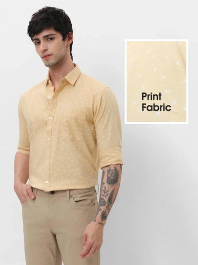 Yellow Printed Shirt